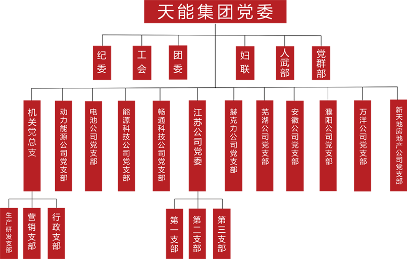 壹号建团党委组织架构